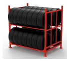 Double Level Tire Rack